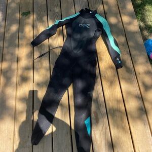 O'Neill Black and Teal Women's Wetsuit